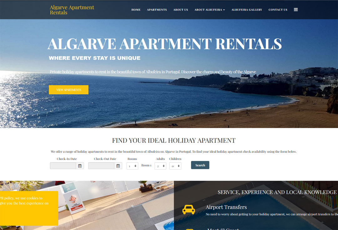 aa-wide Shannon River Bespoke Booking Website