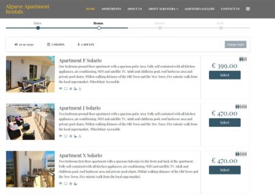 Holiday Apartment Rental Website