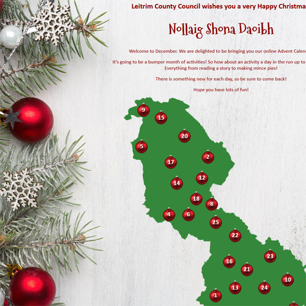 adventcalendar Camping Brochure Website Design