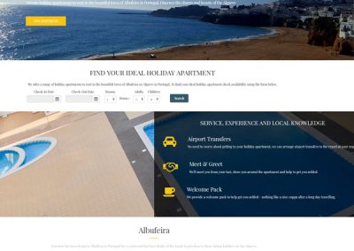 Algarve Apartments Booking Website