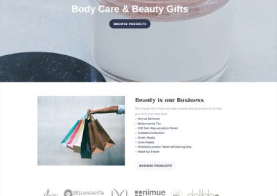 Body Care E-Commerce Website
