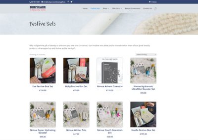 Beauty products e-commerce website