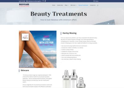 Beauty products e-commerce website