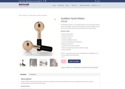 Beauty products e-commerce website