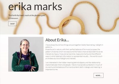 Erika Marks E-Commerce Website
