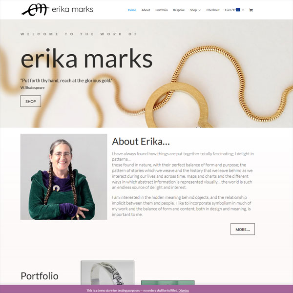erikamarks Camping Brochure Website Design