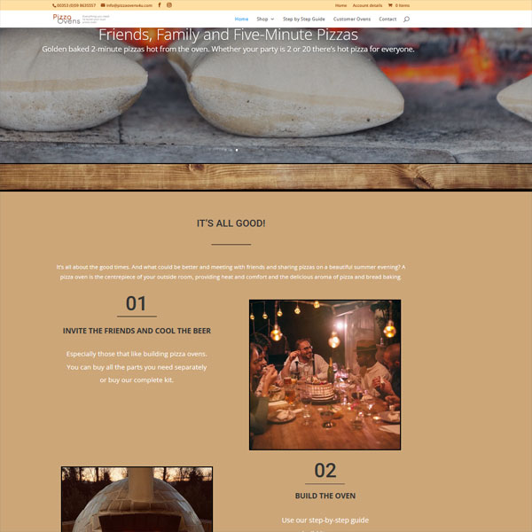 Pizza Ovens E-Commerce Website