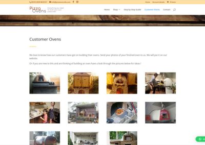 Pizza Oven Kit E-Commerce Web Site