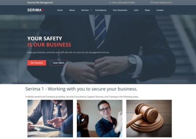 Serima 1 CMS Website