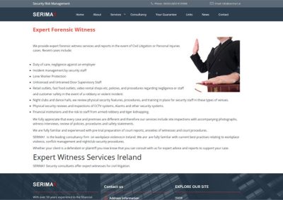 Serima 1 CMS Website