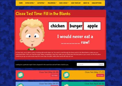 Primary Planet Childrens Newspaper Website