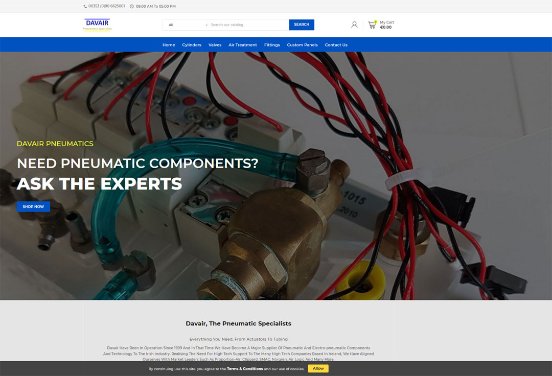Davair Ecommerce Website Davair Ecommerce Website